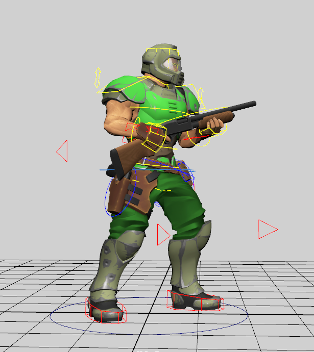 Doomguy Animation Rig